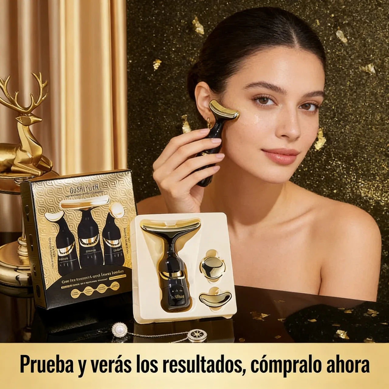 Masajeador Facial 3 En 1
